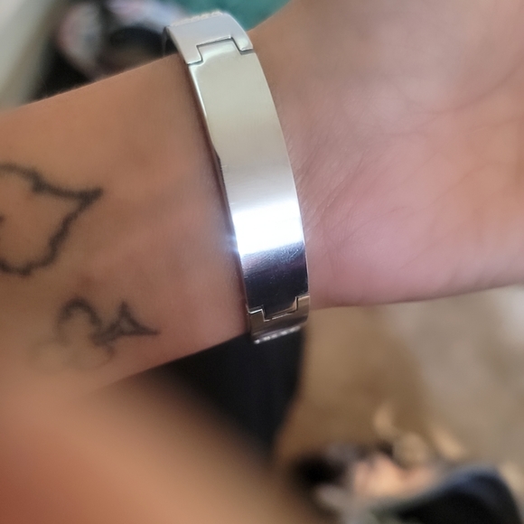 Stainless Steel Bangle Bracelet - Picture 3 of 6